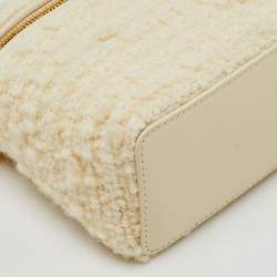 Loro Piana Off White Virgin Wool and Leather Extra Pocket L19 Bag