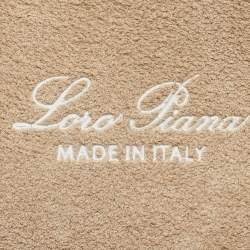 Pre Owned Loro Piana Beige Leather Small Bale Shoulder Bag