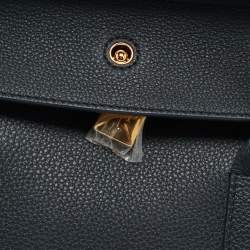 Pre Owned حقيبة لورو بيانا جلد أسود لوم L25