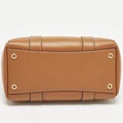 Pre Owned Loro Piana Loom L25 Warm Tan Leather Bag