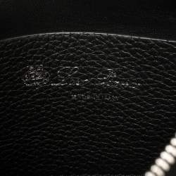 Pre Owned Loro Piana Black Leather Milky Way Odessa Crossbody Bag