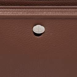 Loro Piana Brown Leather Cluisee Top Handle Bag