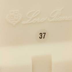 Pre Owned Loro Piana Blue Suede Summer Charms Walk Loafers Size 37