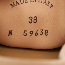 Pre Owned Loro Piana Beige Suede Summer Charms Walk Loafers Size 38