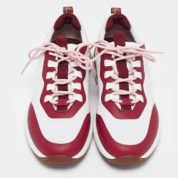 Loro Piana Multicolor Knit Fabric Week End Walk Sneakers Size 38