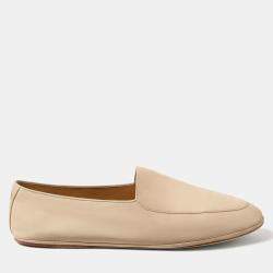 Pre Owned Loro Piana Anton Walk 38 Windy Dunes Lambskin Loafer