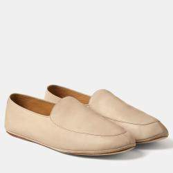 Pre Owned Loro Piana Anton Walk 38 Windy Dunes Lambskin Loafer