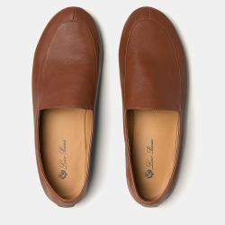 Pre Owned Loro Piana Anton Walk 37 Cuir Lambskin Loafer