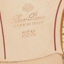 مملوكة مسبقًا Loro Piana Size 35.5 Cream Crochet Mules