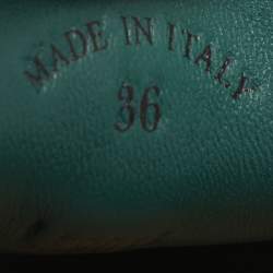 مملوكة مسبقًا حذاء لوفرز لورو بيانا سويدي أخضر صيفي ووك شارمز مقاس 36