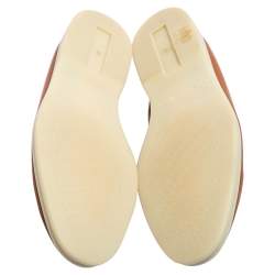 Pre Owned Loro Piana Tan Leather Summer Walk Loafers Size 39