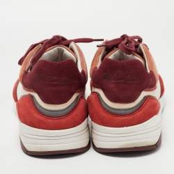 Loro Piana Multicolored Suede Play Low Top Sneakers Size 41