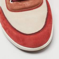 Loro Piana Multicolored Suede Play Low Top Sneakers Size 41