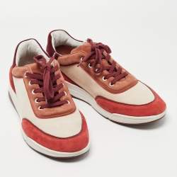 Loro Piana Multicolored Suede Play Low Top Sneakers Size 41
