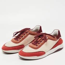 Loro Piana Multicolored Suede Play Low Top Sneakers Size 41