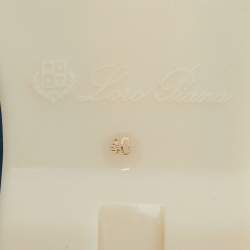 Pre Owned Loro Piana Blue Suede Summer Charms Walk Loafers Size 40