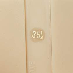 Pre Owned Loro Piana Blue Suede Summer Charms Walk Mules Size 35.5