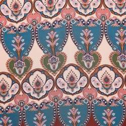 Pre Owned Loro Piana Pink Romantic Panarea Foulard Silk Square Scarf