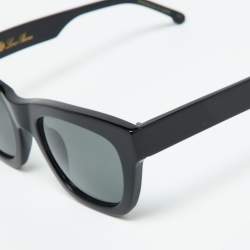Pre Owned Loro Piana Black/Grey FAL4920 Roaden Square Sunglasses