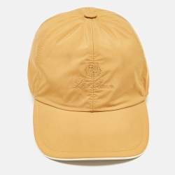Pre Owned Loro piano Yellow Microfibre-Storm System Baseball Cap S