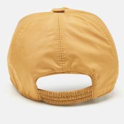 Pre Owned Loro piano Yellow Microfibre-Storm System Baseball Cap S