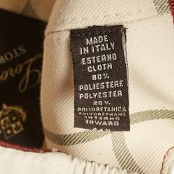 Pre Owned Loro Piano Cream Logo Embroidered Storm System Baseball Cap M