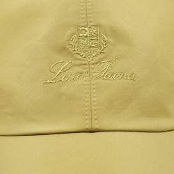 Pre Owned Loro Piano Green Microfibre Storm System Baseball Cap M