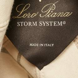 Pre Owned Loro Piano Green Microfibre Storm System Baseball Cap M