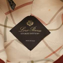 Pre Owned Loro Piana Beige Logo Embroidered Polyester Baseball Cap M