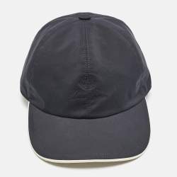 Pre Owned Loro Piana Blue Logo Embroidered Polyester Strom System Baseball Cap S