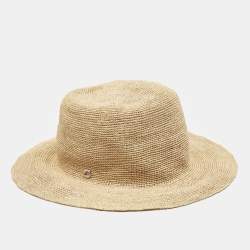 Loro Piana Beige Straw Airi Hat M