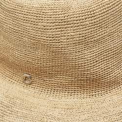 Loro Piana Beige Straw Airi Hat M