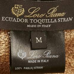 Loro Piana Beige Straw Airi Hat M