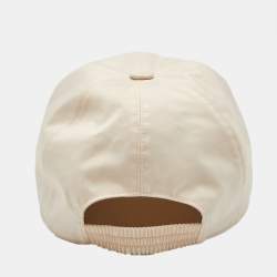مملوكة مسبقًا Loro Piana Pink Logo Embroidered Synthetic Baseball Cap S