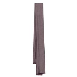 Pre Owned Loro Piana Purple & Brown Striped Cashmere Silk Stole