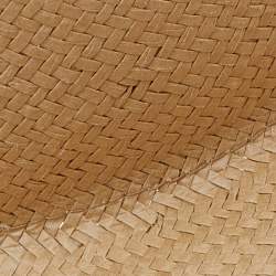 Pre Owned Loro Piana Sand Brown Textile Paper Brigitte Hat 