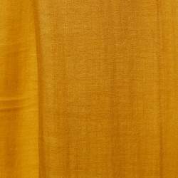 Pre Owned Loro Piana Yellow Ochre Cashmere Silk Scarf