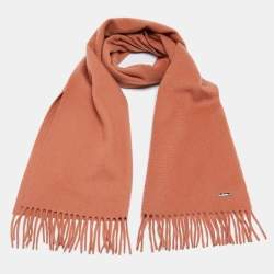 Pre Owned Loro Piana Blush Pink Cashmere Muffler