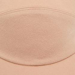 Pre Owned Loro Piana Pink Cashmere Storm System Baseball Cap M