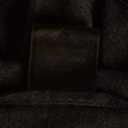 Pre Owned Loro Piana Grey Stretch Knit Turtle Neck Jumper S