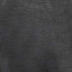Pre Owned Loro Piana Grey Stretch Knit Turtle Neck Jumper S