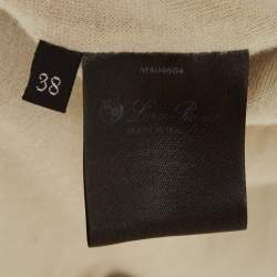 Pre Owned Loro Piana Beige Technical Nylon Windmate Traveller Jacket S