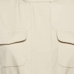 Pre Owned Loro Piana Beige Technical Nylon Windmate Traveller Jacket S