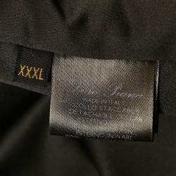 Pre Owned Loro Piana Brown Viscuna Wool Detachable Mink Fur Collar Coat XXXL