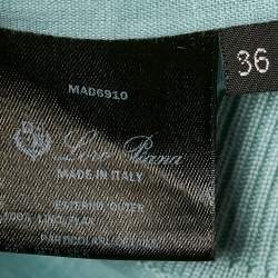 Loro Piana Green Linen Bomber Jacket and Joggers Set XS/S