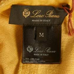 Loro Piana Yellow Terry Shorts M