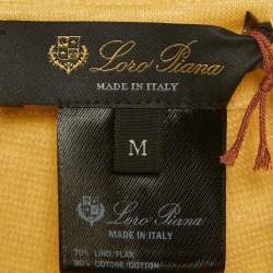 Loro Piana Yellow Terry Shorts M