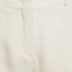 Pre Owned Loro Piana Light Pink Straight Leg Trousers M
