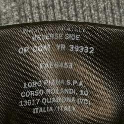 Pre Owned Loro Piana Grey Cashmere Knit joggers M