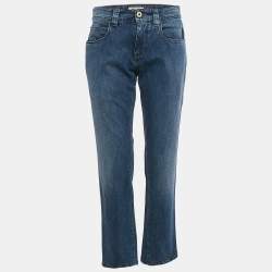 Loro Piana Blue Washed Denim Jeans L Waist 33"